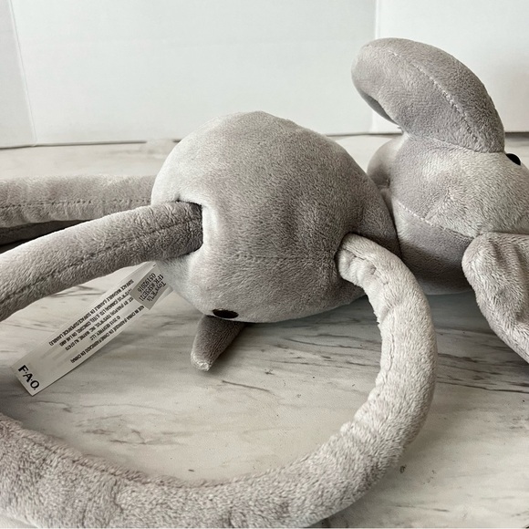 FAO Schwartz Long Sliding Adjustable Arms & Legs Elephant Plush 18" Toys "R" - Picture 4 of 12